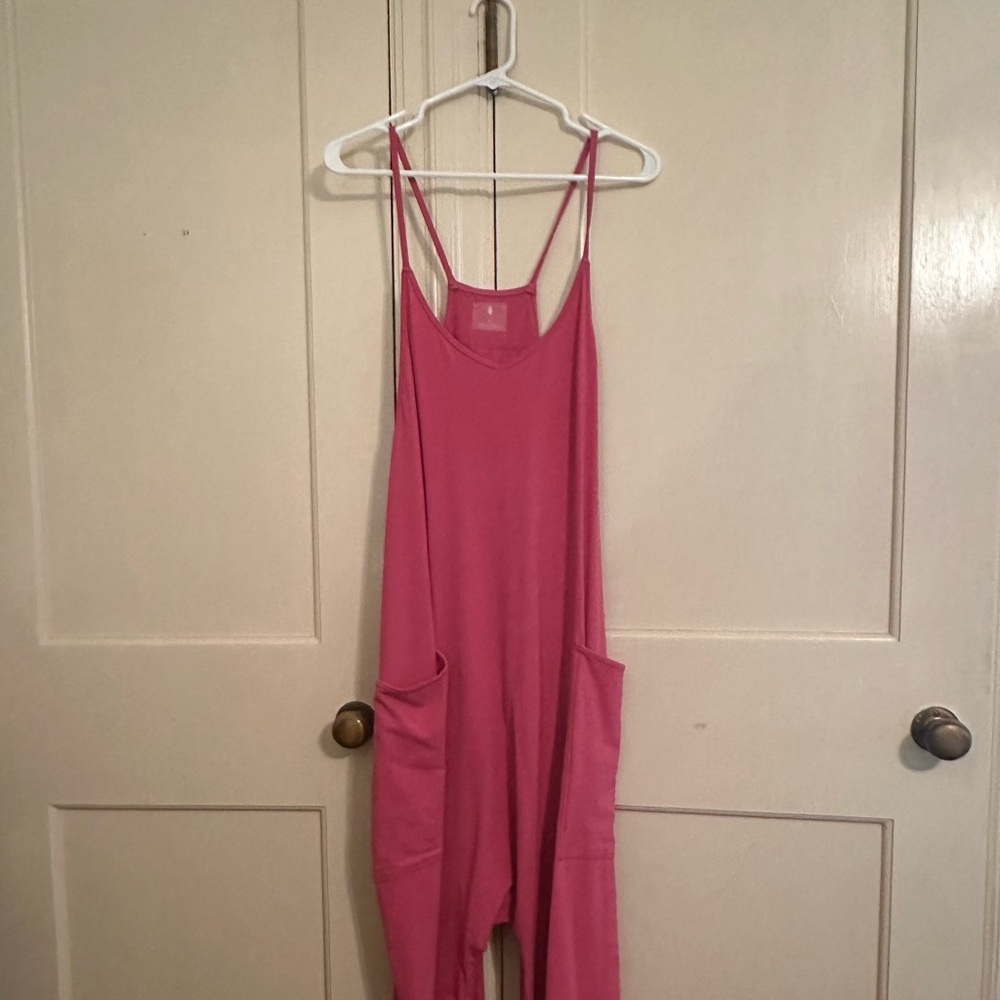 Free People Movement Pink Hot Shot Onesie